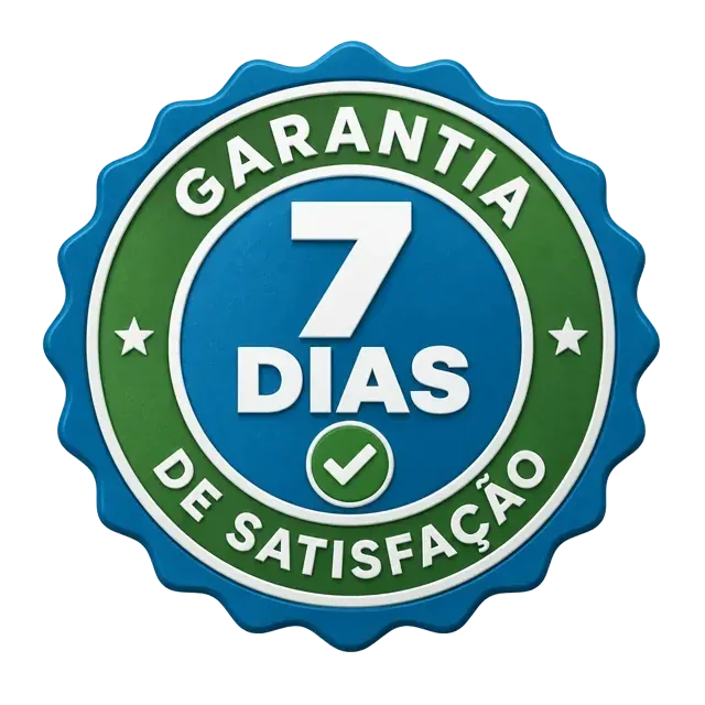 Garantia de satisfação de 7 dias